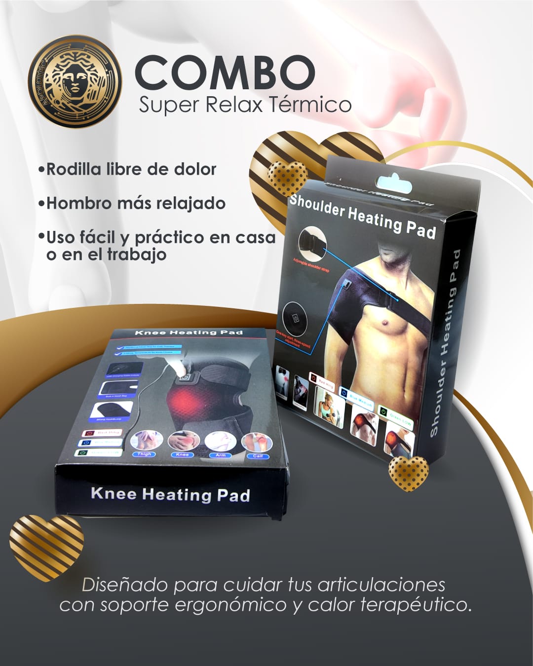 RODILLERA+HOMBRERA COMBO MUSCULAR